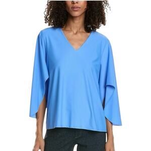 Jude Connally Daniella Top Size L Blue Jude Cloth Stretch Wrinkle Resistant